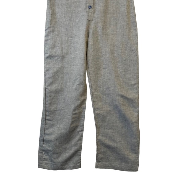 Jungmaven | Luxe Stillwater Pant Romper Chambray Size S Hemp Cotton Wool - Picture 4 of 8